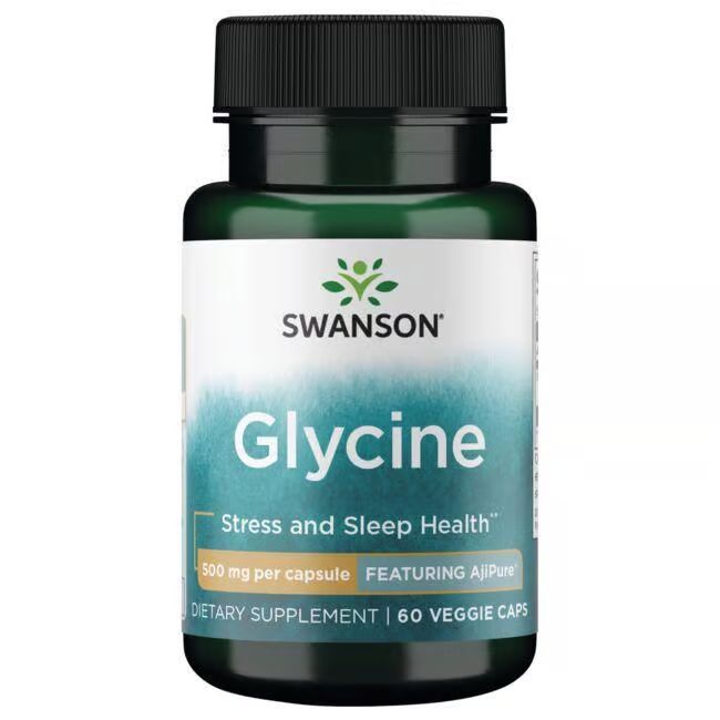 Swanson Glycin - mit AjiPure 500 mg 60 Pc