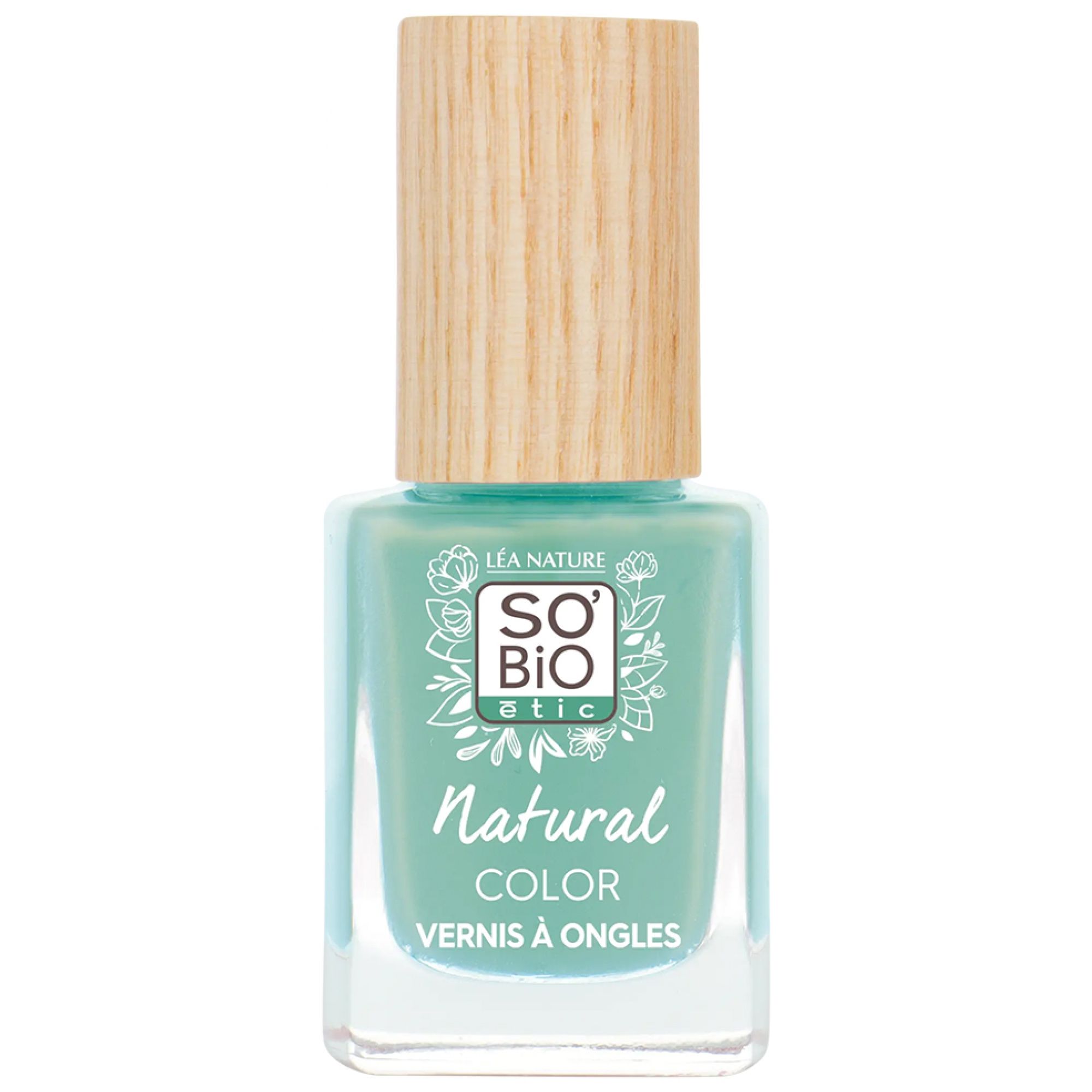 Léa Nature SO BIO étic Natural Color Nagellack (Farbe : 85: Wassergrün) 7x2,5x2,6 cm