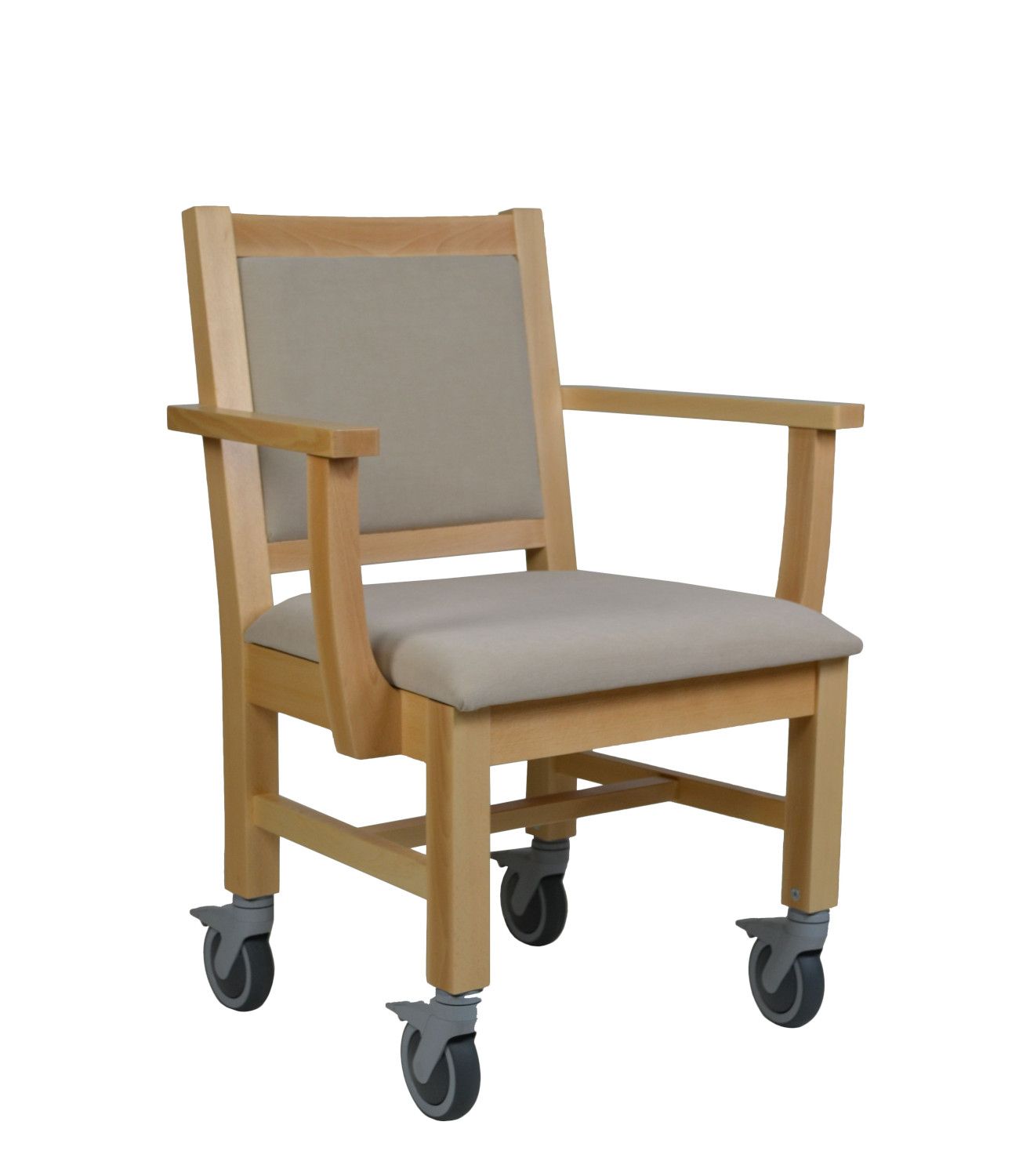 Devita Devita Stuhl mit Rollen für Schwergewichtige Max XXL EXPRESS 67 cm Sitzbreite