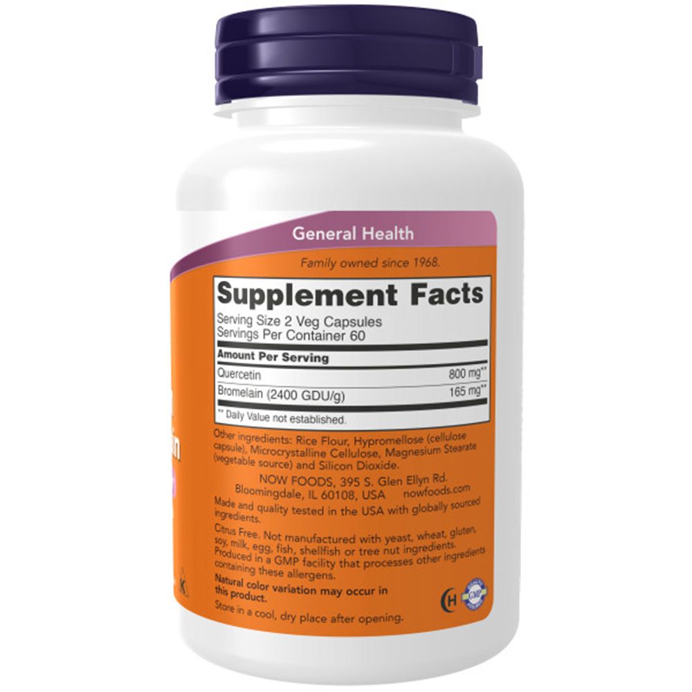 Now Foods, Quercetin mit Bromelain