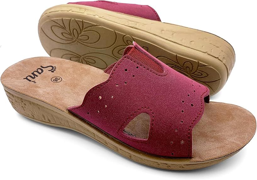 Sanì Sandali a Punta Aperta con Elastico Centrale