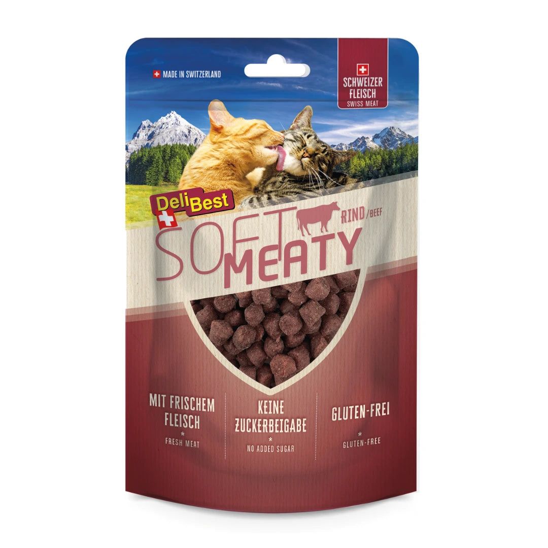 DeliBest Soft Meaty Feuchte Snacks Rind