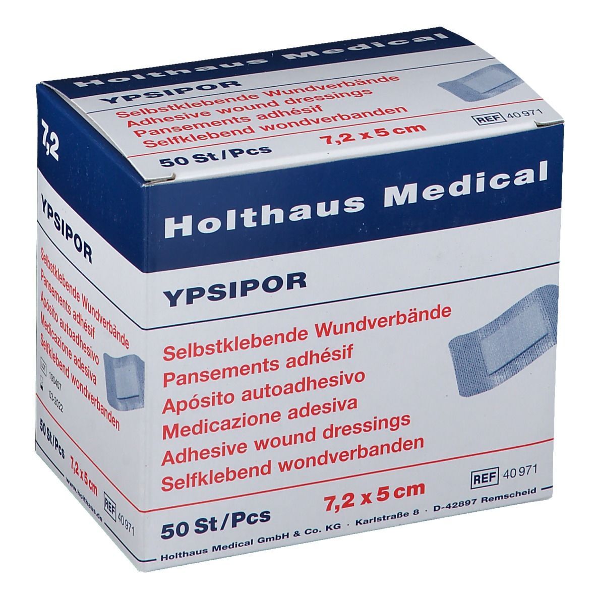 Wundverband Ypsipor steril 7