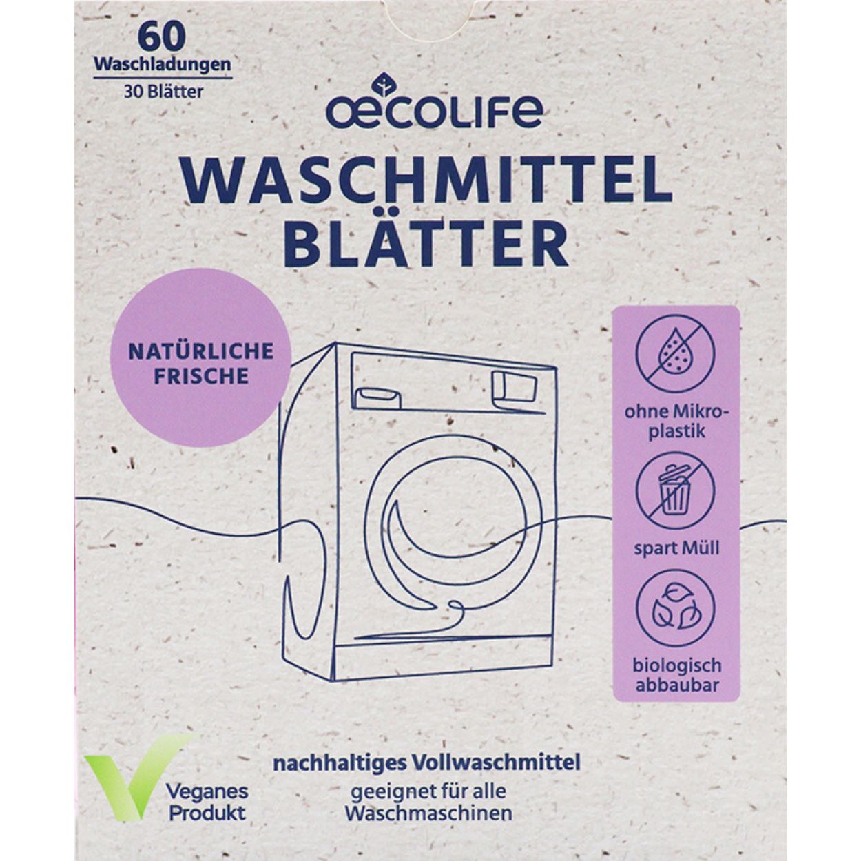 oecolife Waschmittel Blätter