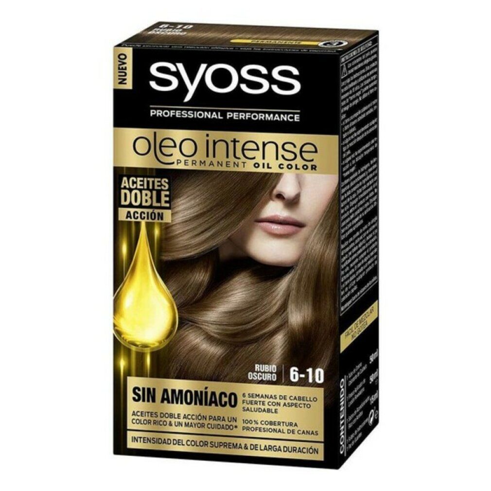 Syoss Oleo Intense Permanent Hair Color 6-10 Dark Blonde