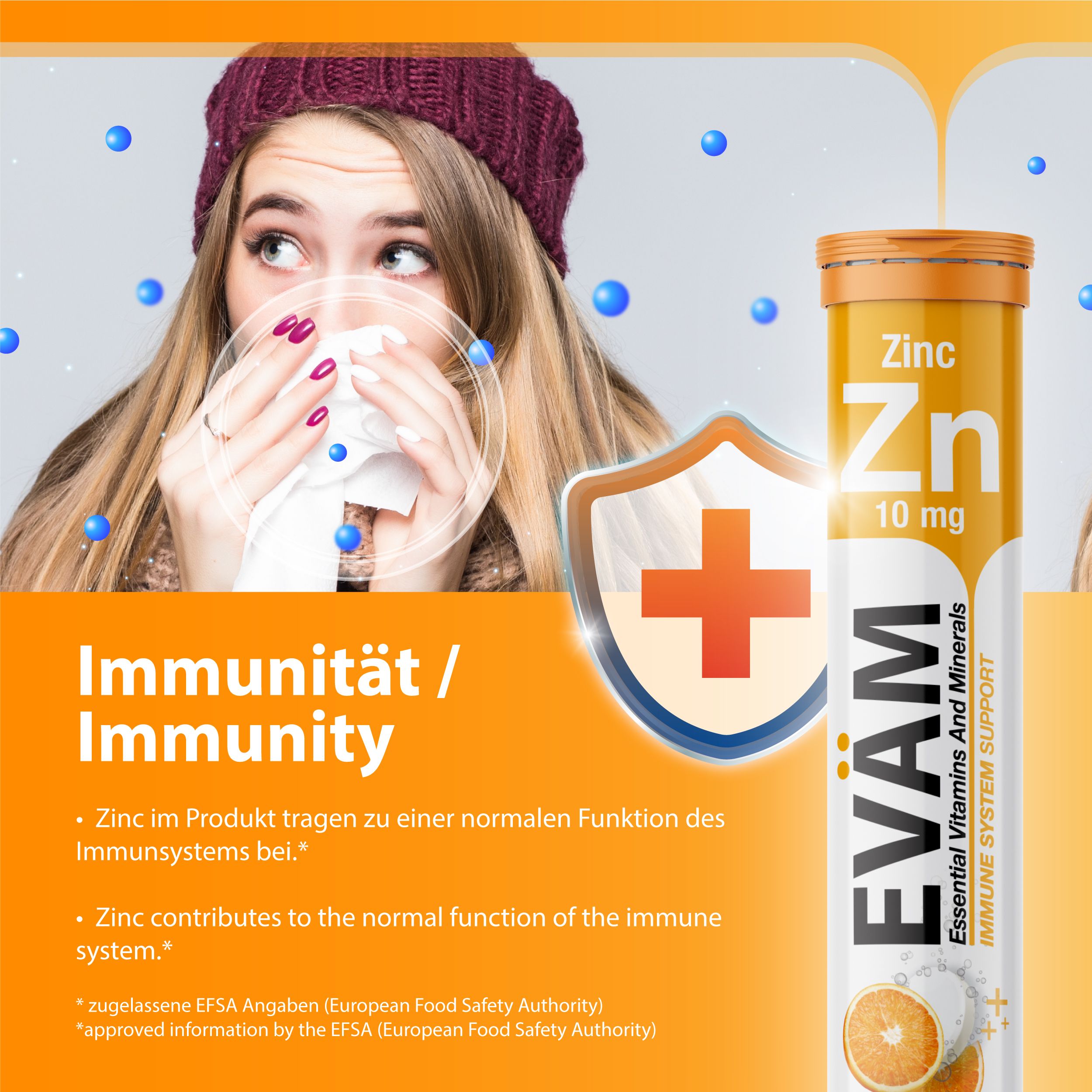 EVÄM Zink  - Vegan & Zuckerfrei - 2 Set