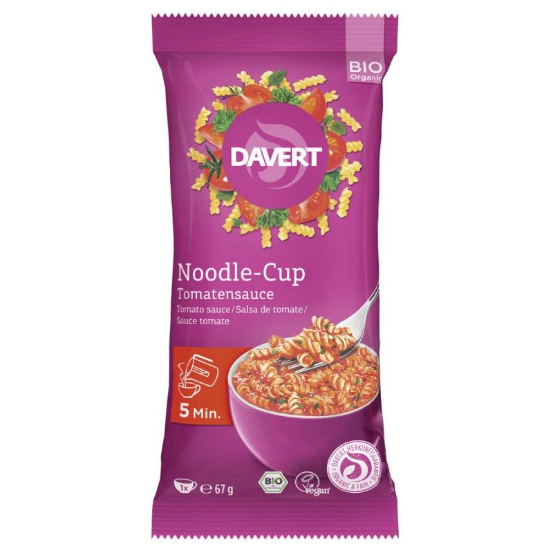 Davert - Noodle-Cup Tomatensauce