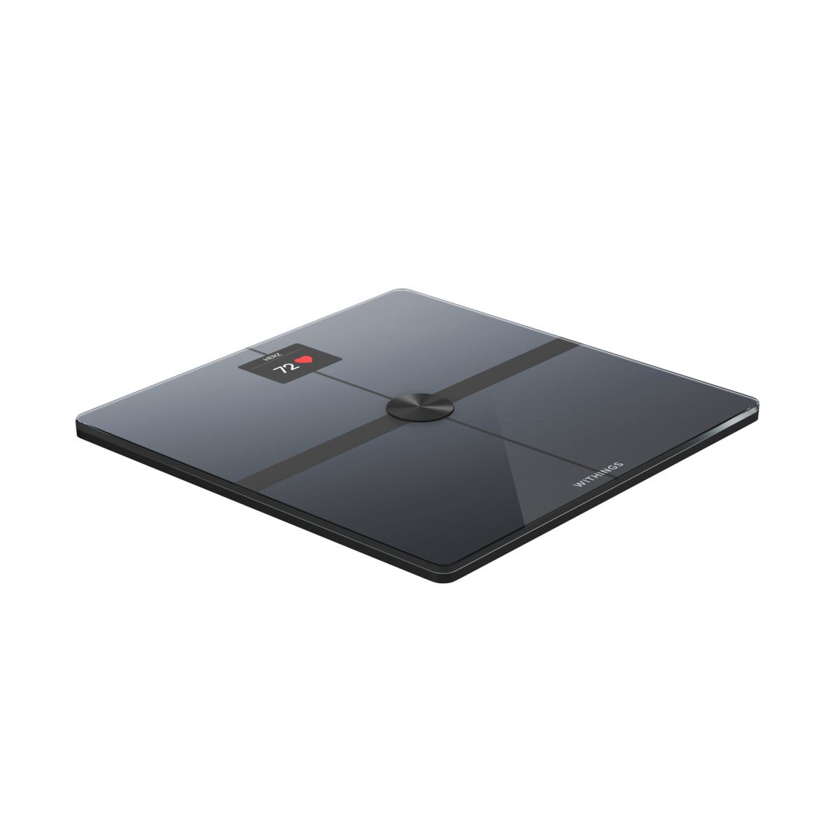 Withings Body Smart schwarz Personenwaage Körperwaage aus Glas WLAN Bluetooth