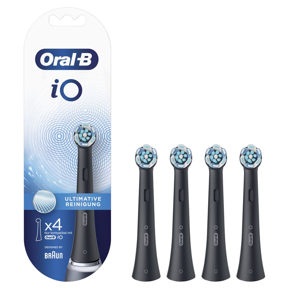 Oral-B - Aufsteckbürsten "iO Ultimative Reinigung BLACK"