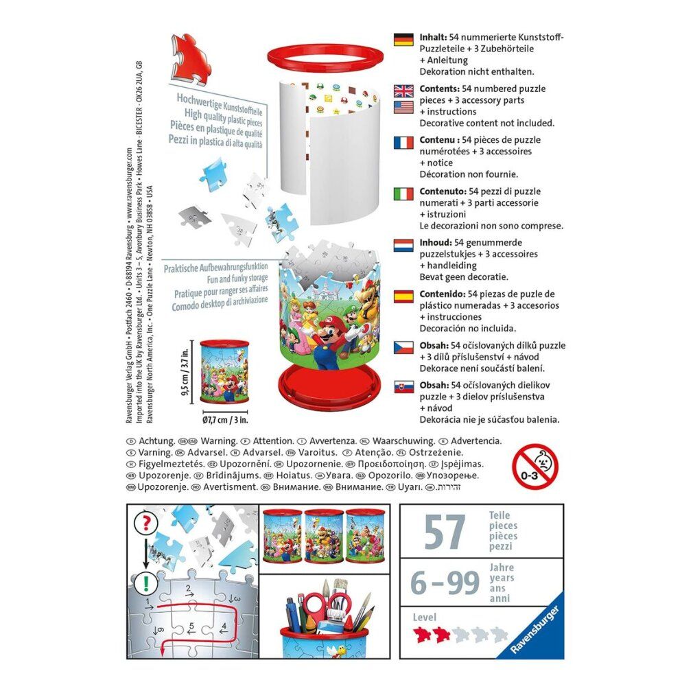 3D Puzzle Utensilo Super Mario (ab 6 Jahren)