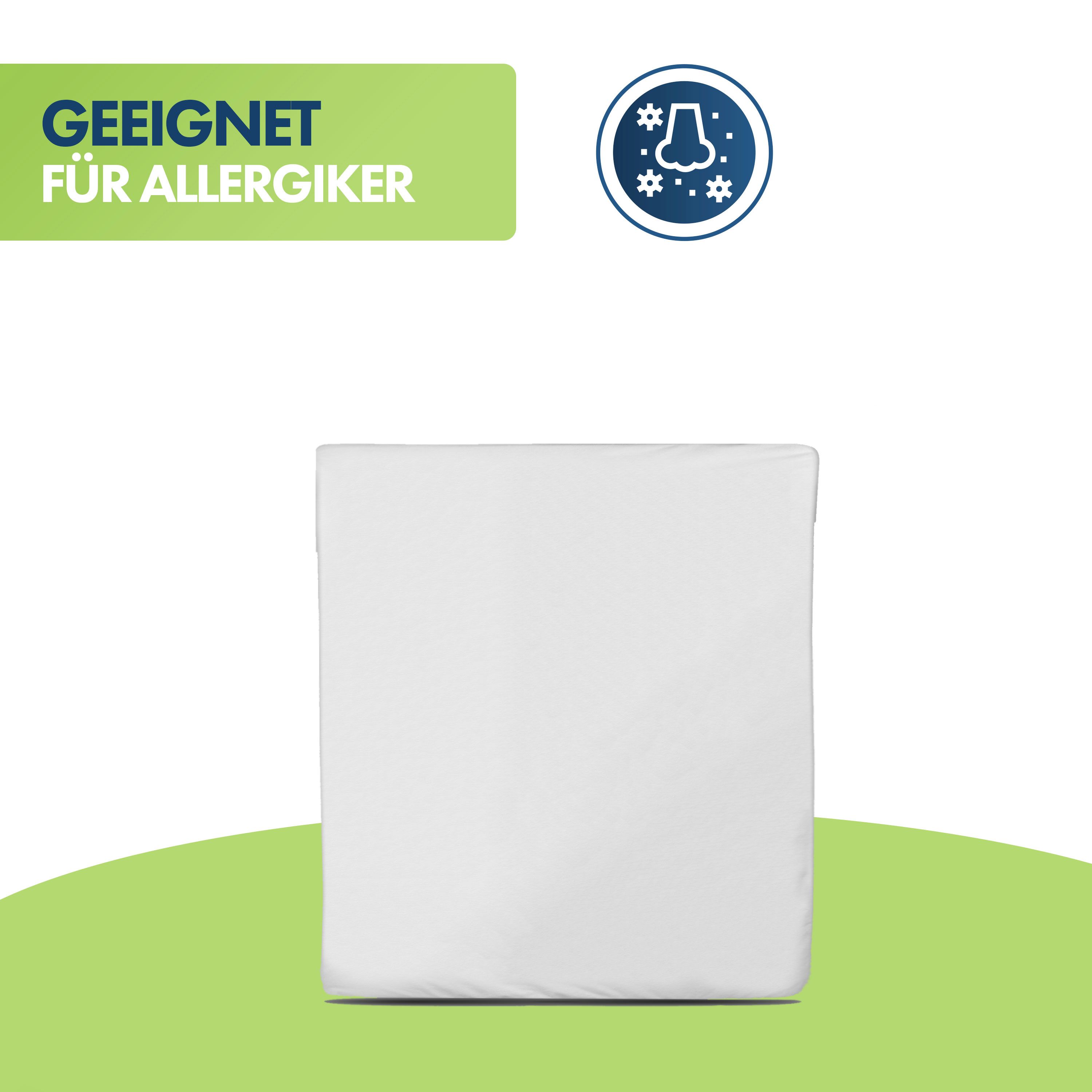 Sensalou Matratzenbezug mit Reissverschluss wasserdicht 100x200x20cm Encasing für Allergiker