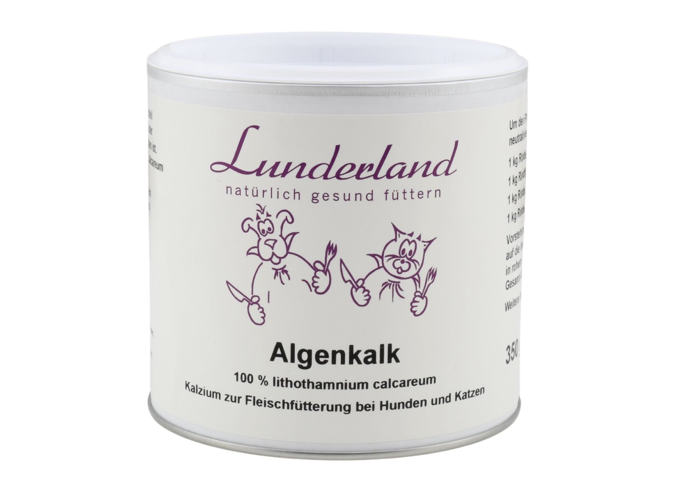 Lunderland Algenkalk 350 g Futter