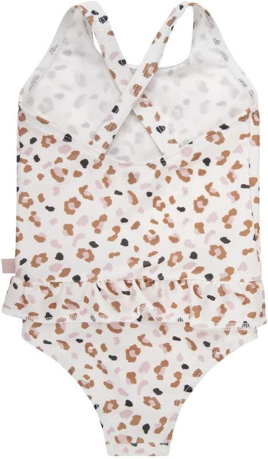 Swim Essentials UV Badeanzug für Mädchen /khaki Leoparden Muster/
