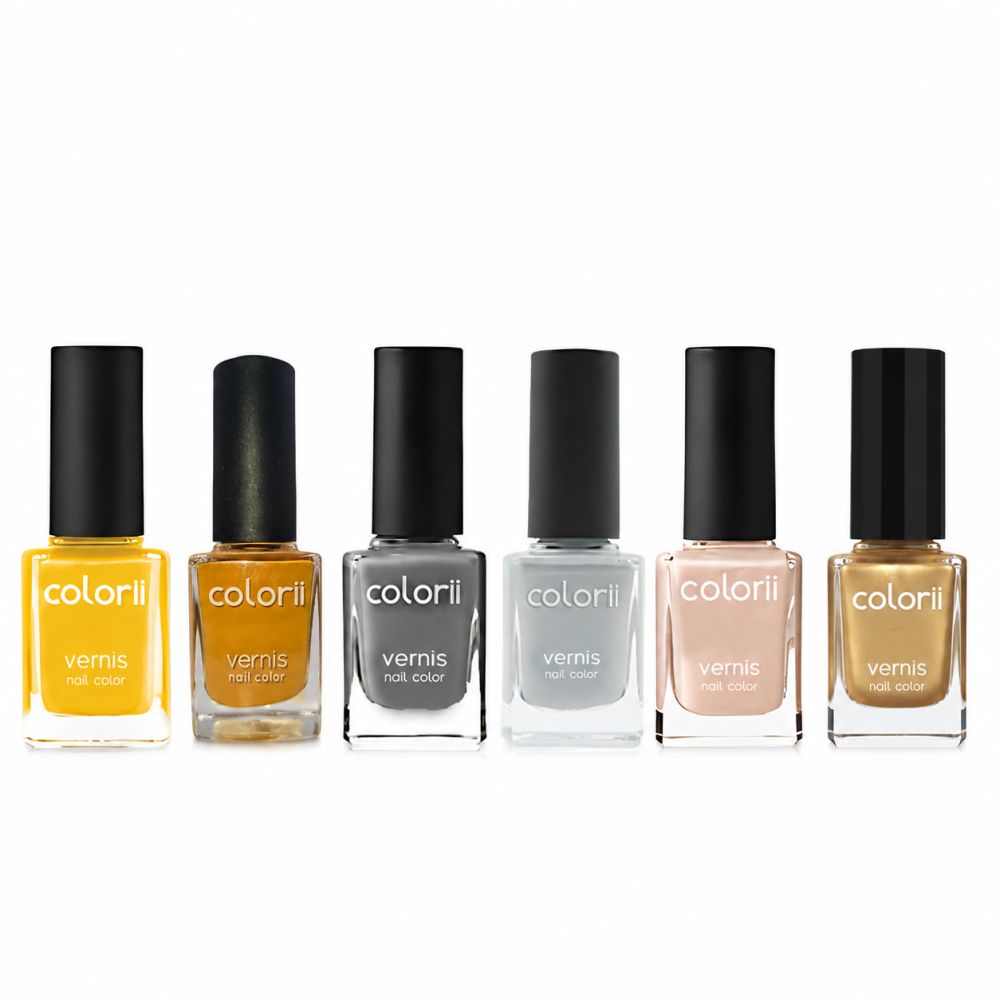 Colorii - Set mit 6 Nail Color Nagellacken – Verschiedene Farbtöne ml