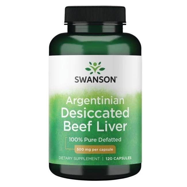 Swanson Argentinische getrocknete Rinderleber 500 mg