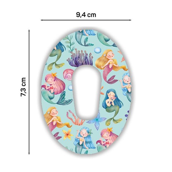 Diasticker® Dexcom G6 Fixiertapes "Lovely Mermaids"