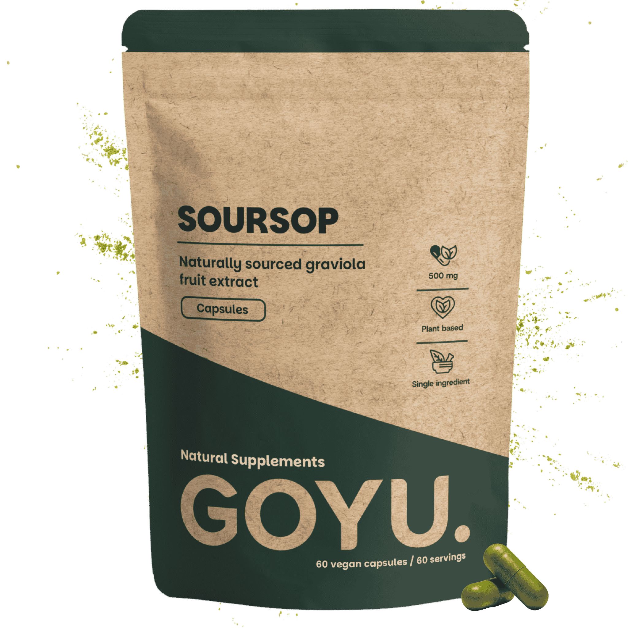 GOYU® – Soursop Extract Capsules 500 mg 60