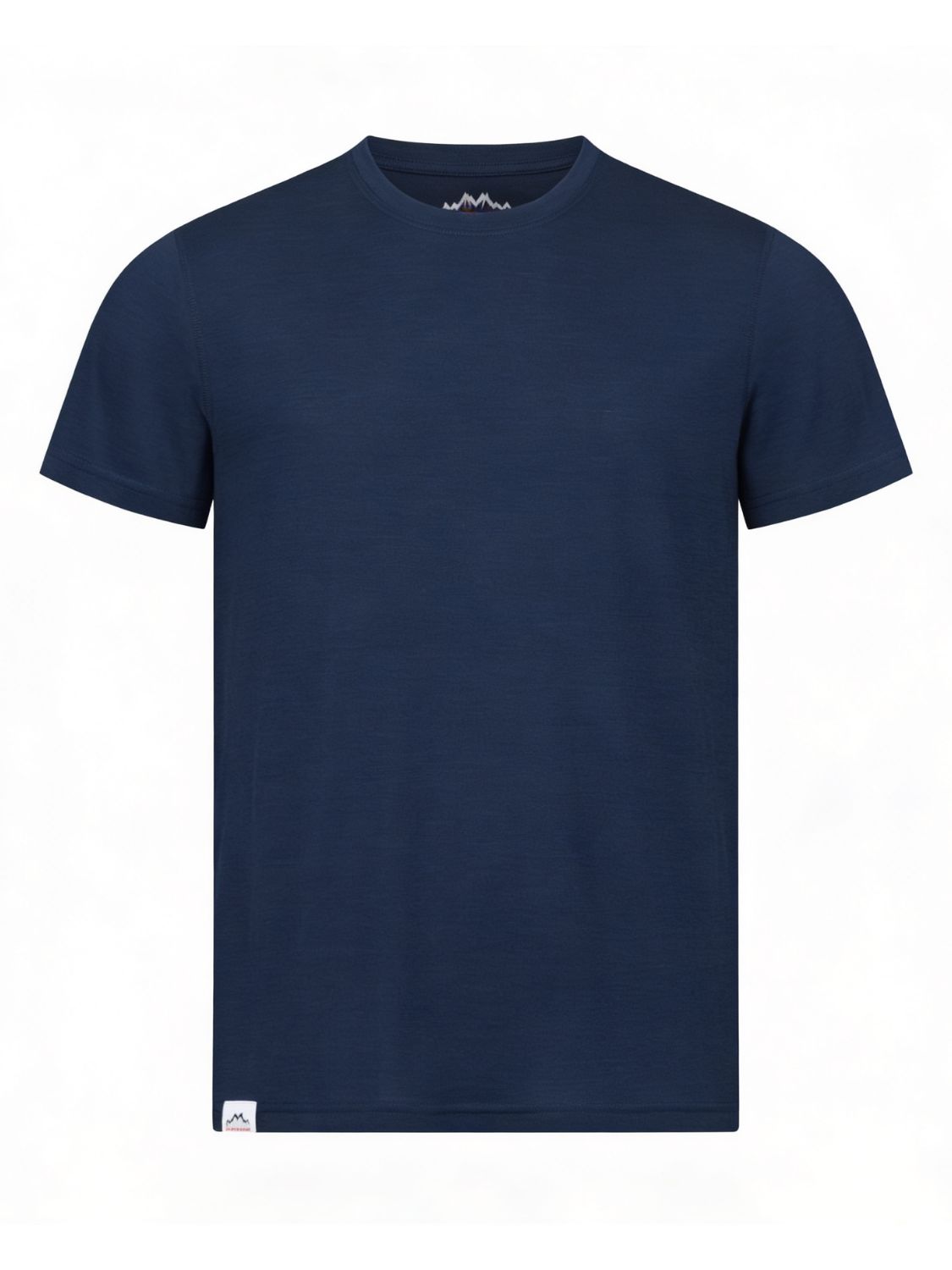 Alpenwert T-Shirt Herren Merino Navy Blau