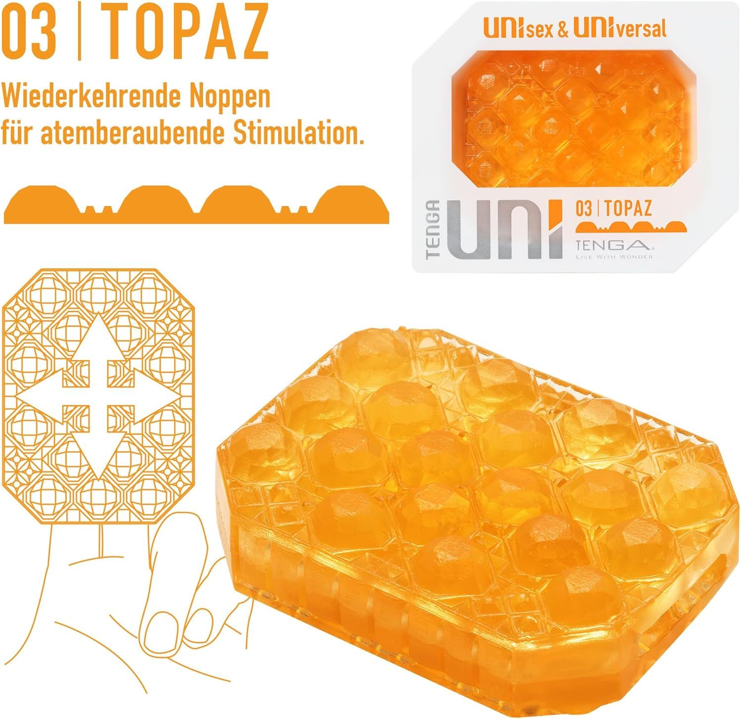 TENGA UNI TOPAZ Unisex Masturbator