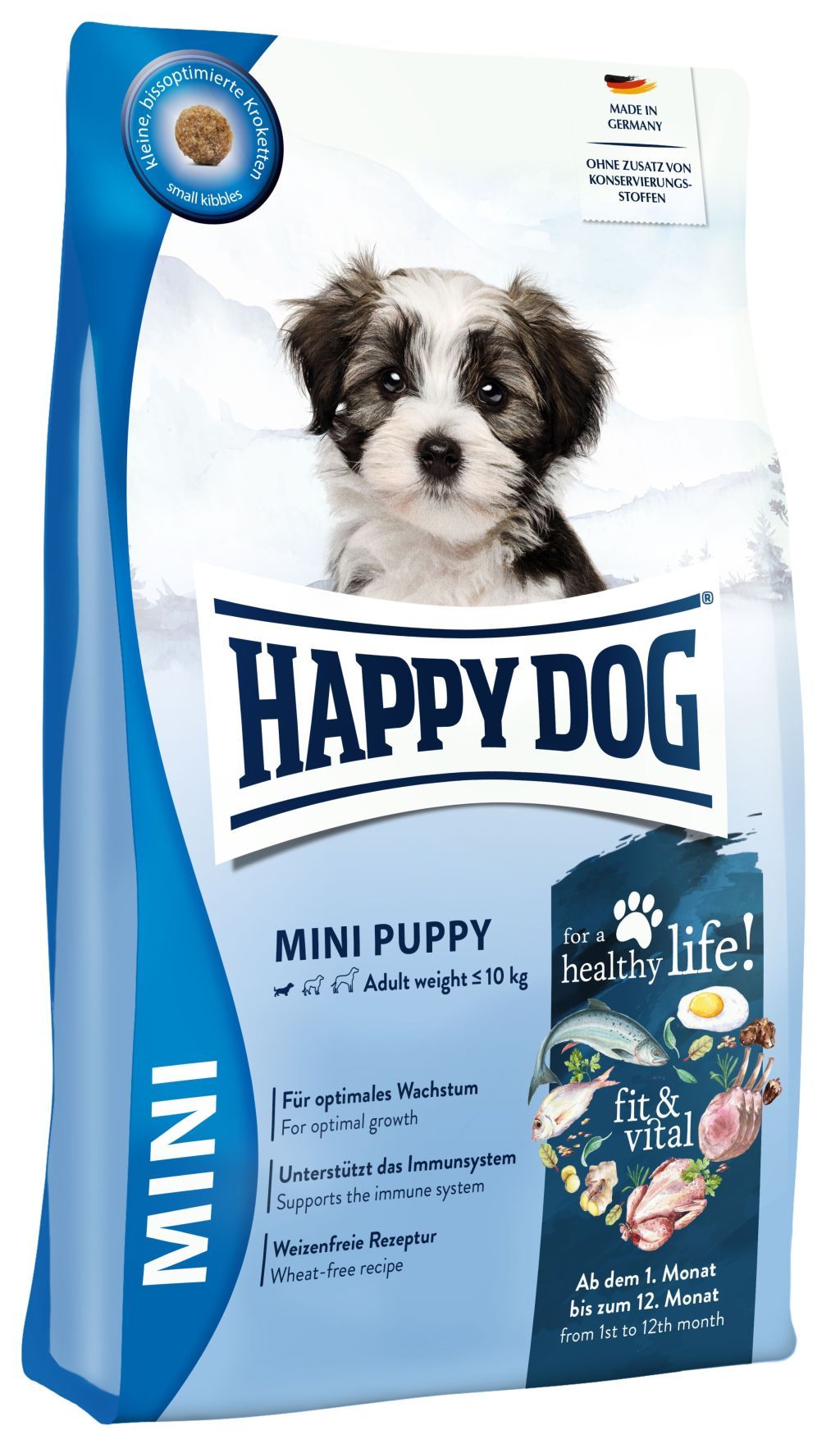 Happy Dog fit & vital Mini Puppy - für kleine Hunde