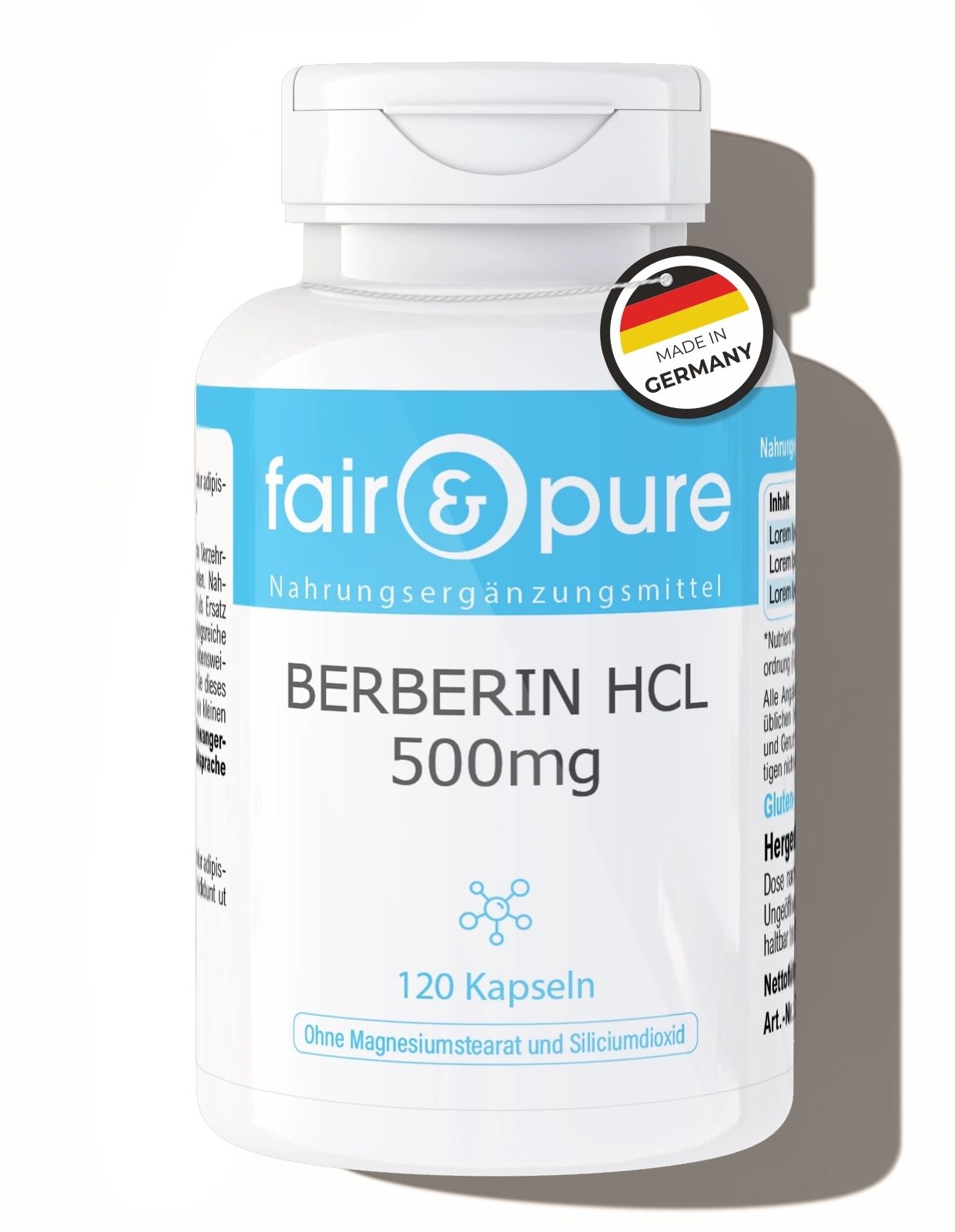 fair - pure | Berberin HCl 500mg 120 St