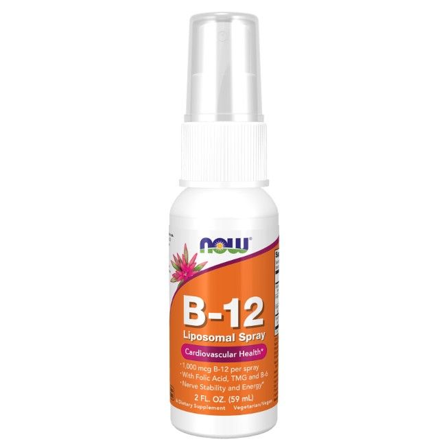NOW FOODS Vitamina B-12 Liposomal Spray 59 ml