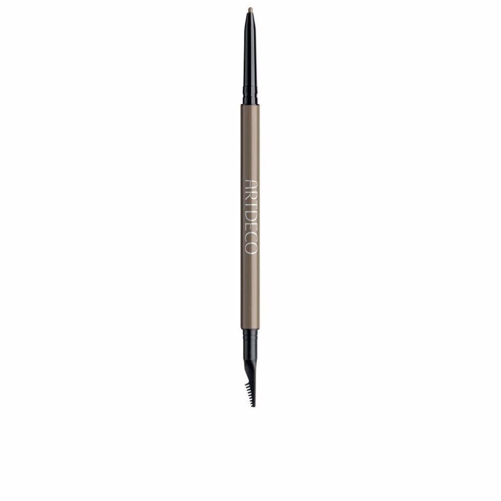 Artdeco Ultra Fine Brow Liner. Stift mit Bürste. Hellbraune Mine, schwarze Bürste. Produkt mit Schriftzug.
