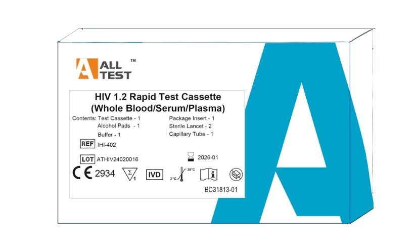 AllTest HIV Testkit 1/2  Schnelltests Selbsttest Testkassette