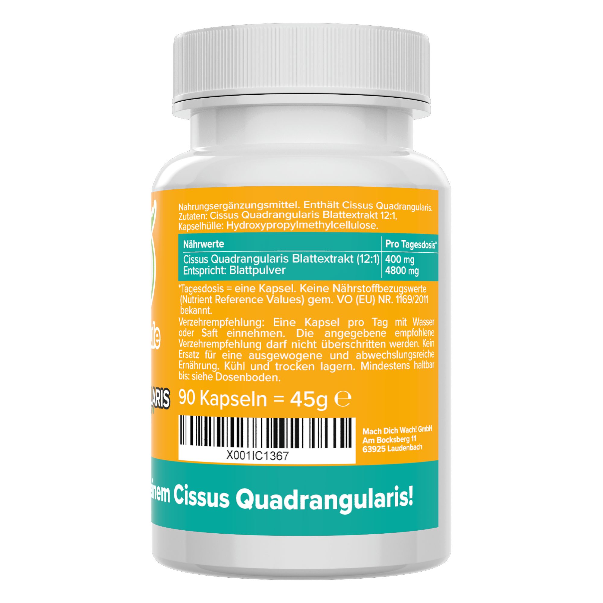 Cissus Quadrangularis Kapseln - Vitamineule® 90 St