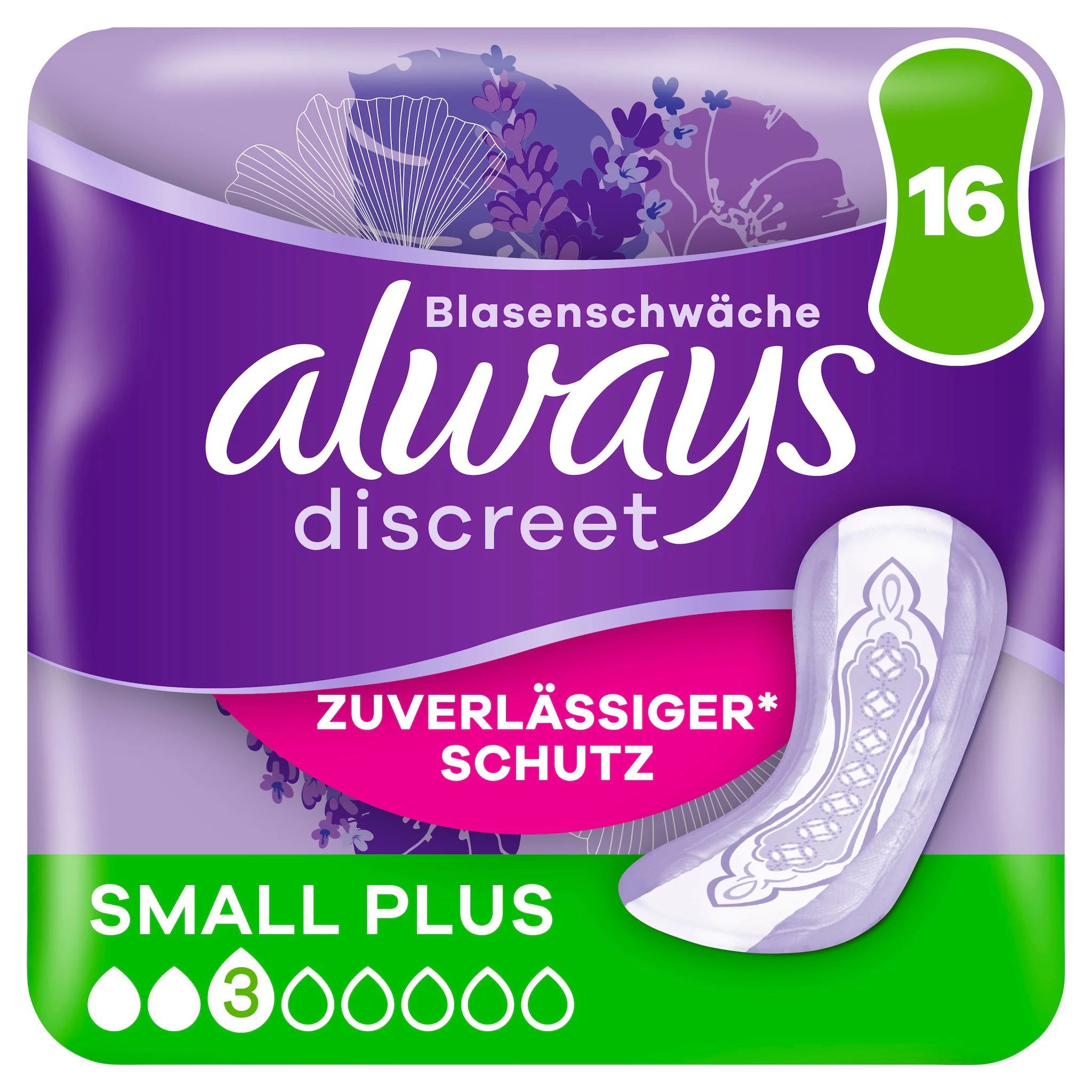 always Discreet Inkontinenz Small Plus 16 St