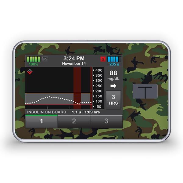 Diasticker® Tandem t:slim X2 Sticker 'Camouflage' 1 St