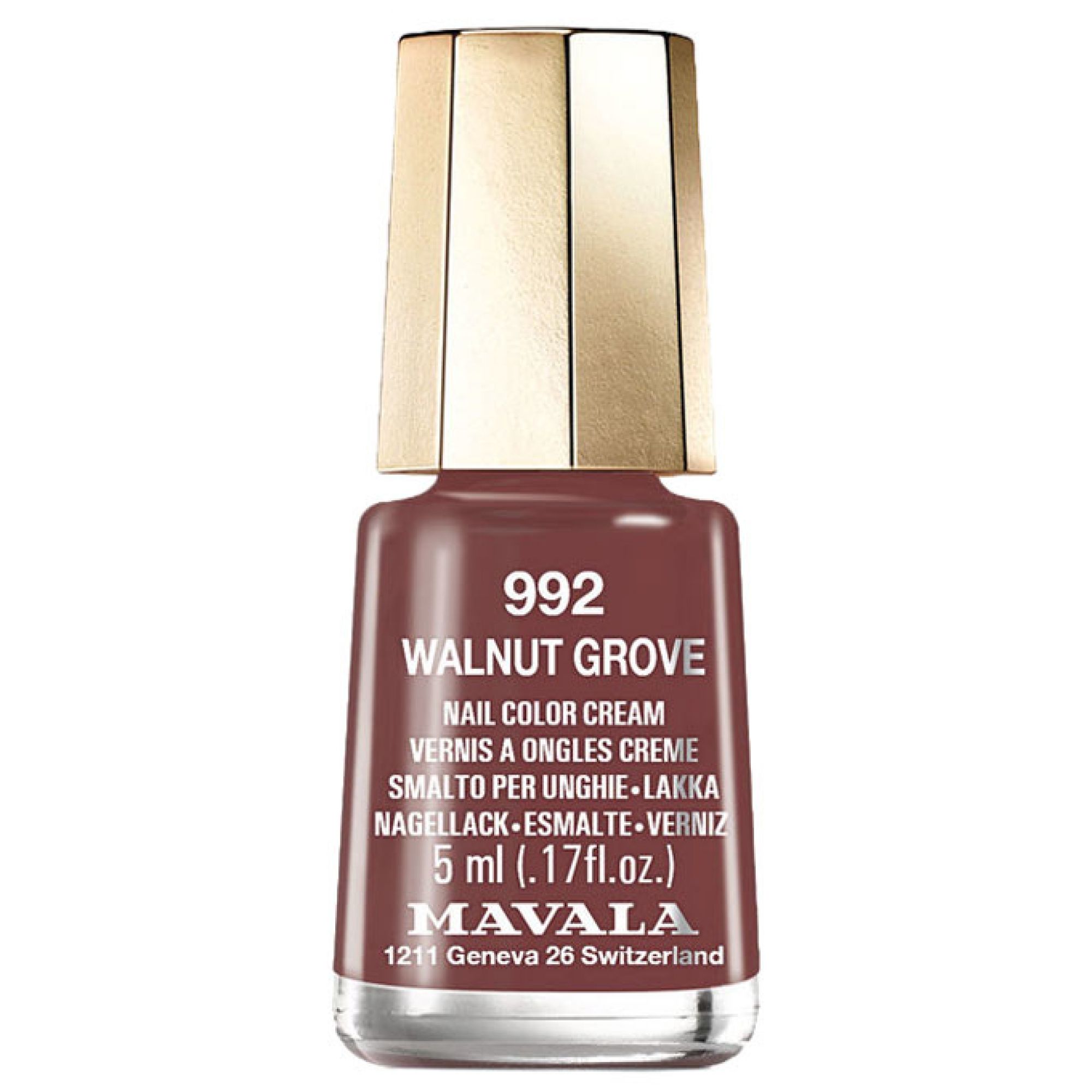 Mavala Mini Color Nagellack Creme 5 ml (Farbe : Braun) 5,5x2,3x2,3 cm