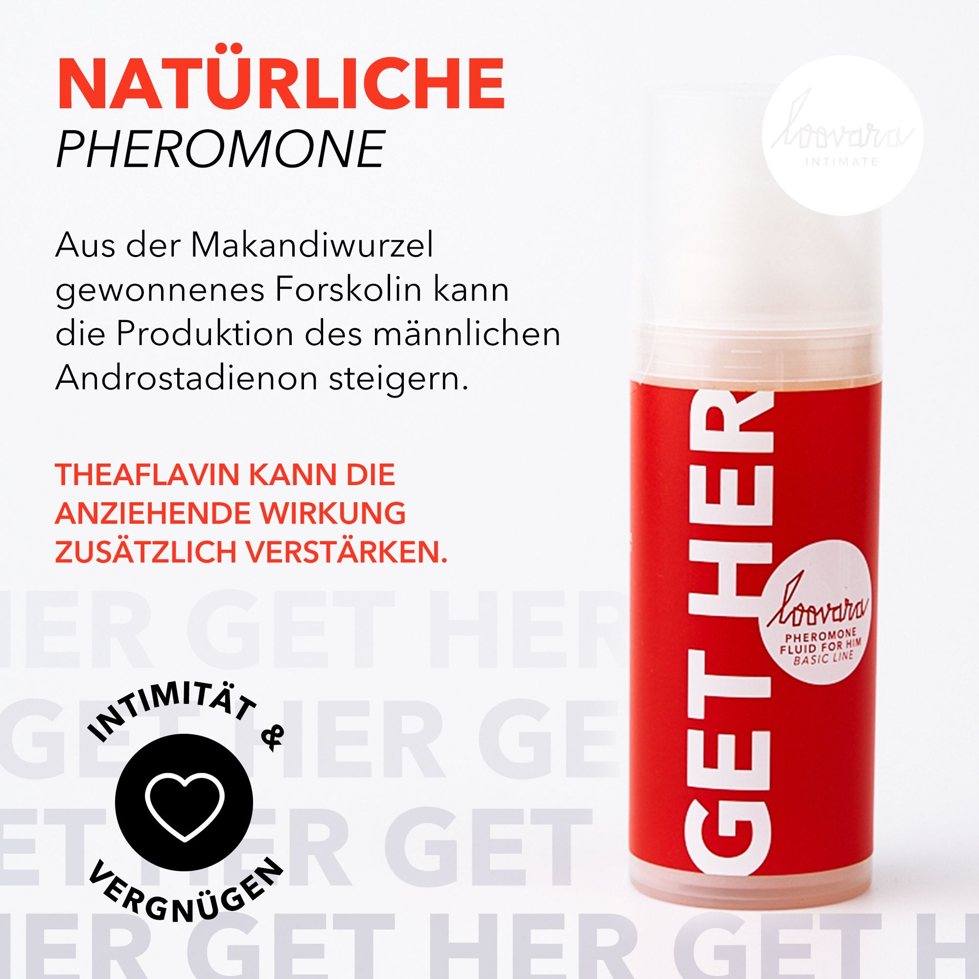 Loovara Pheromon Booster Fluid für Ihn - GET HER