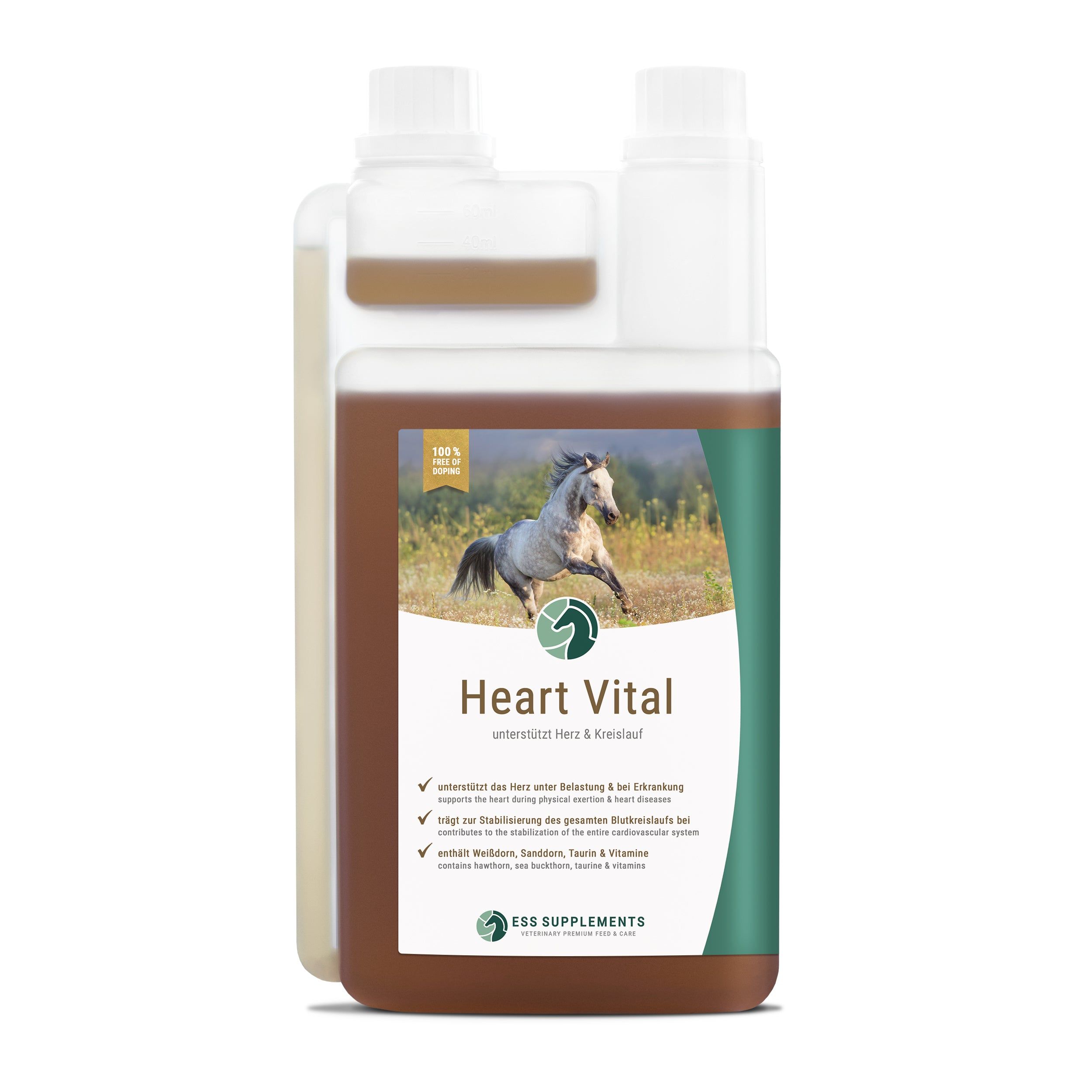 ESS Supplements Heart Vital - Booster für Herz & Kreislauf - dopingfrei