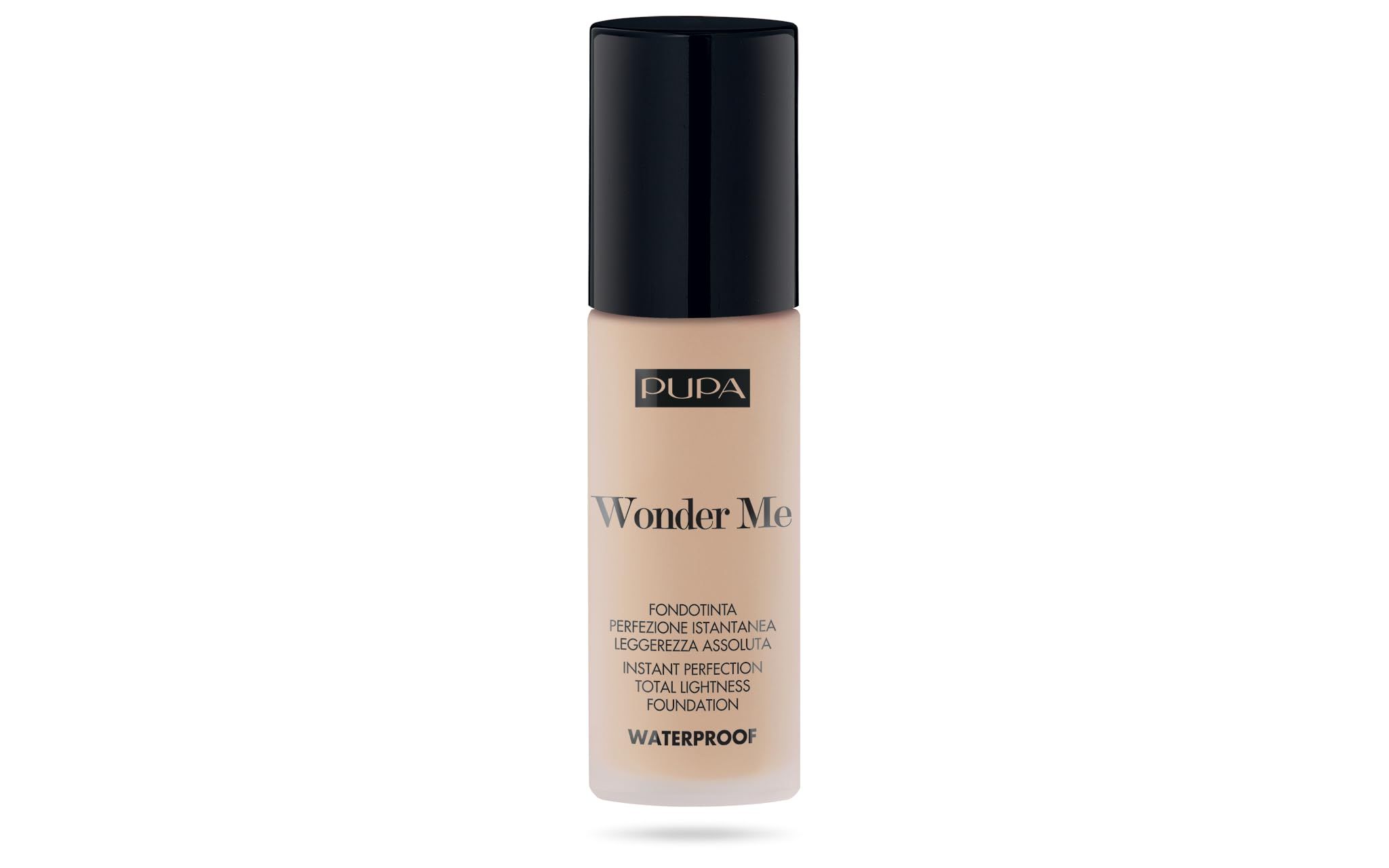 Pupa Wonder Me Flüssig-Foundation, wasserfest, 020 Warmes helles Beige, 30 ml Make up