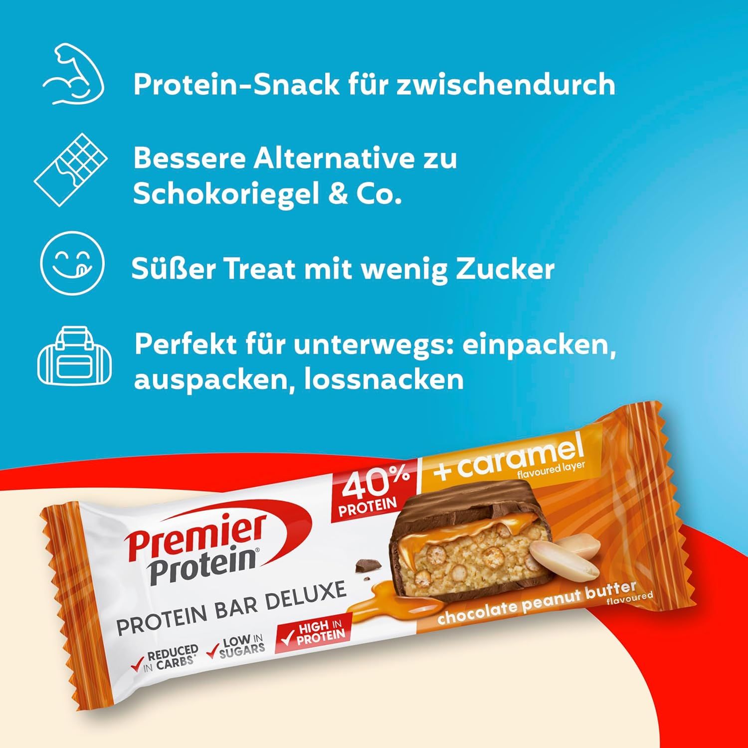 PREMIER PROTEIN Bar Deluxe 40%