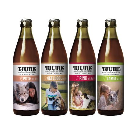 TJURE Hund - "All in One" - 4 x 320 ml | Spar Angebot