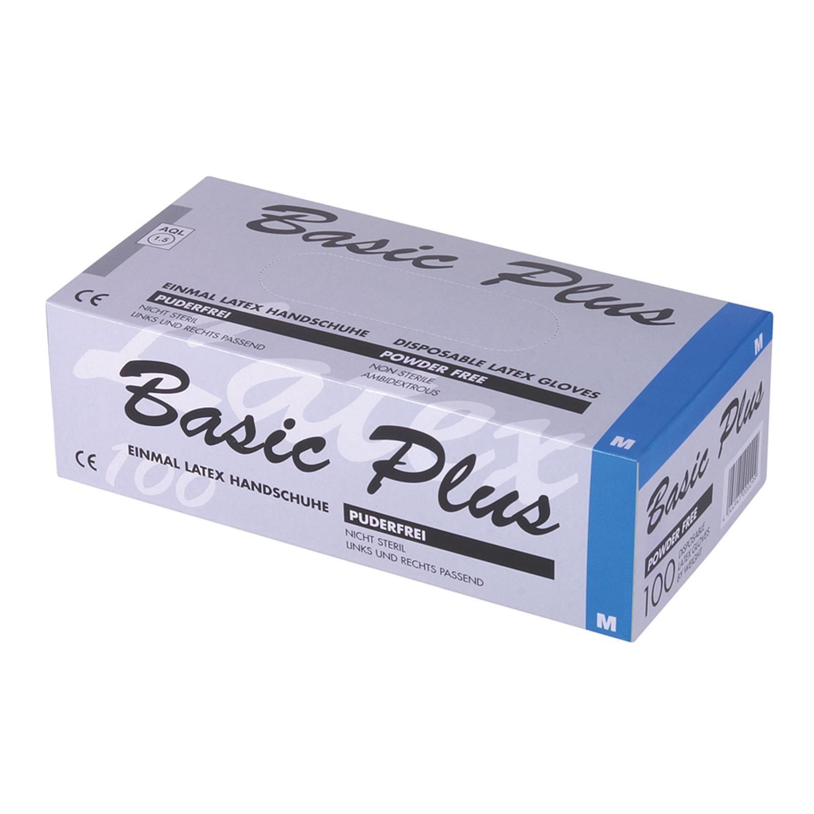 AMPri Basic Plus Latexhandschuhe puderfrei weiß 100 Stück Gr.XL St Handschuhe
