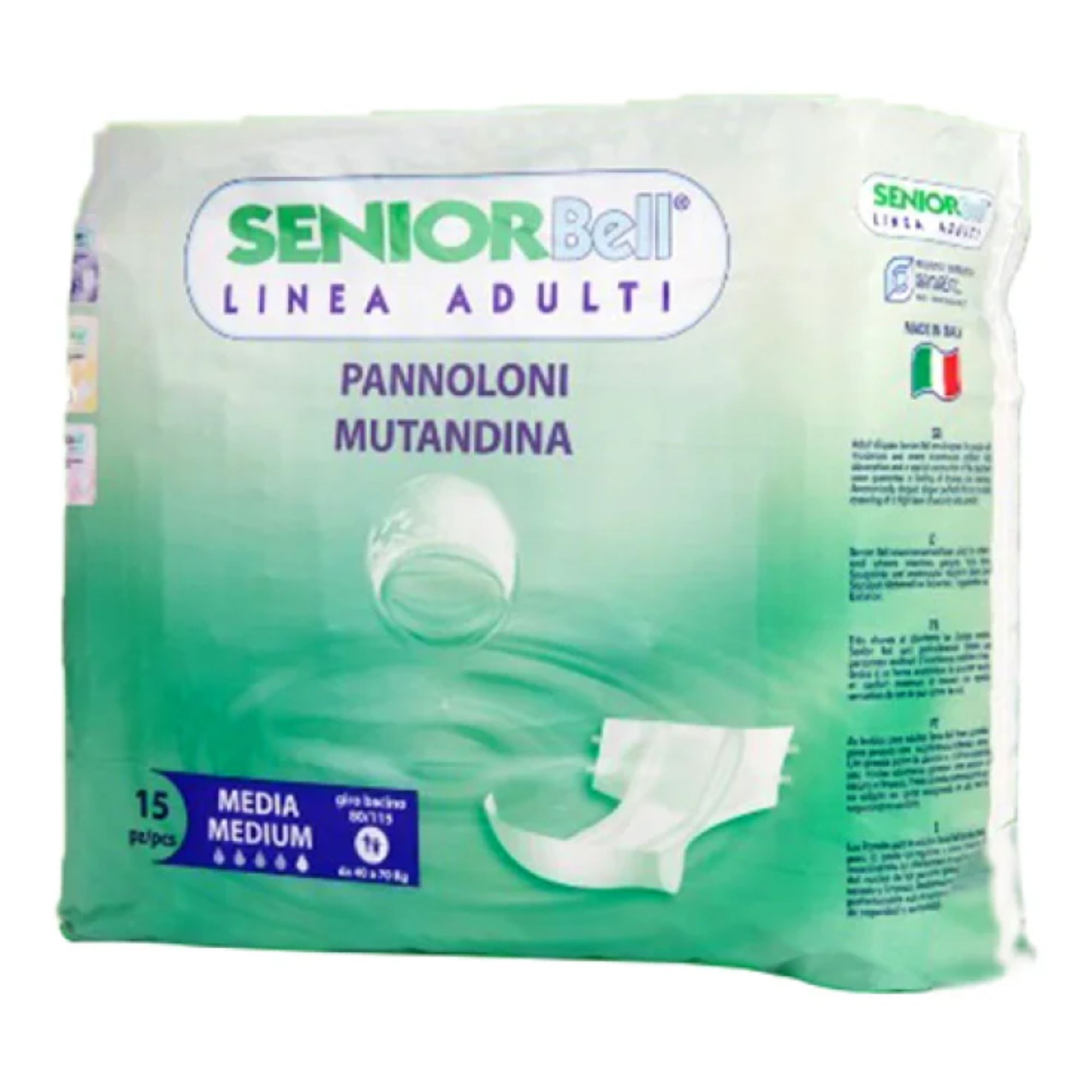 Medical Sud Pannolini Mutandina monouso Taglia Media