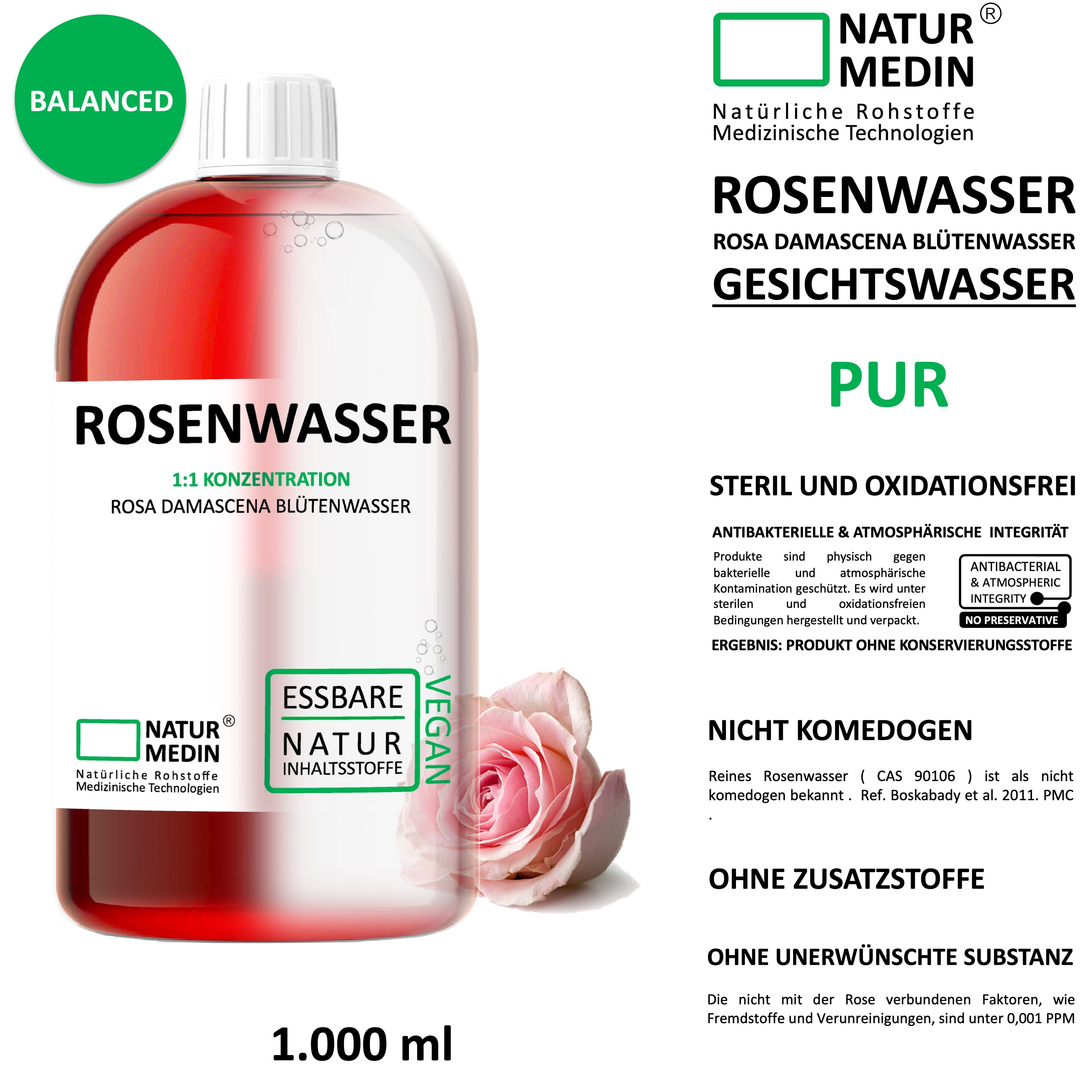 NATURMEDIN Rosenwasser Balanced