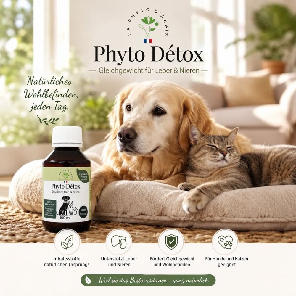 Phyto Mobilité Articulaire Flasche mit 250ml, für Hunde und Katzen, für Beweglichkeit und Gelenkkomfort.