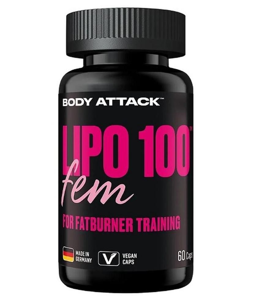 Body Attack Lipo100 Fem Kapseln 60 St