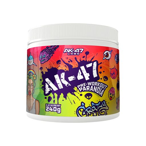 Ak47 Labs Pre-Workout Paranoia - Blue Raspberry