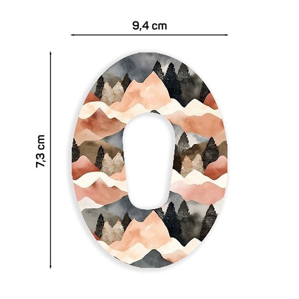 Diasticker® Dexcom G6 Fixiertapes "Mountain Forest"