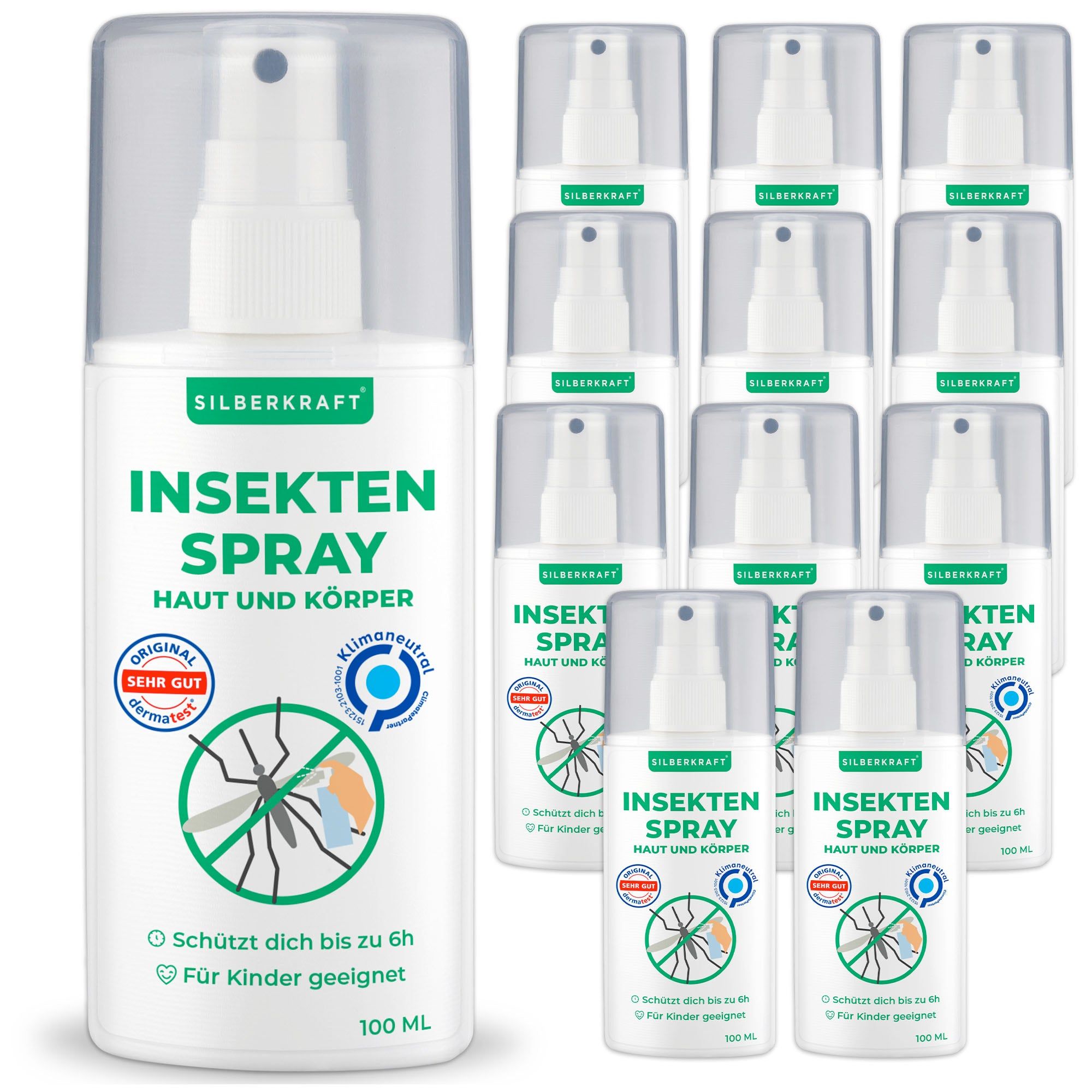 SILBERKRAFT Insektenspray Haut & Körper