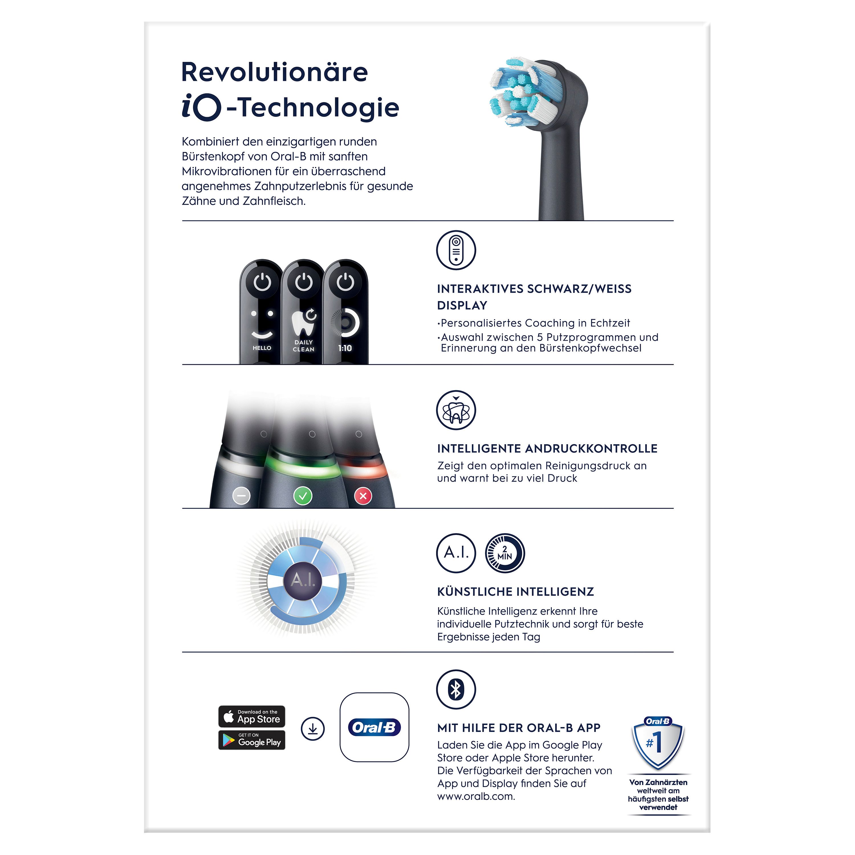 Oral-B - Elektrische Zahnbürste "iO 6 + Reiseetui"