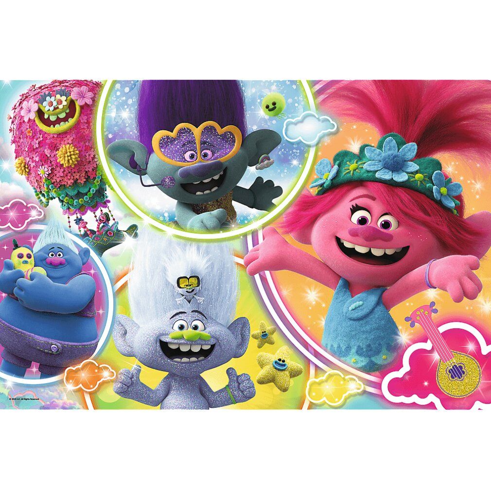 trefl Puzzle Trolls 2: Unsere musikalische Welt maxi 24 Teile