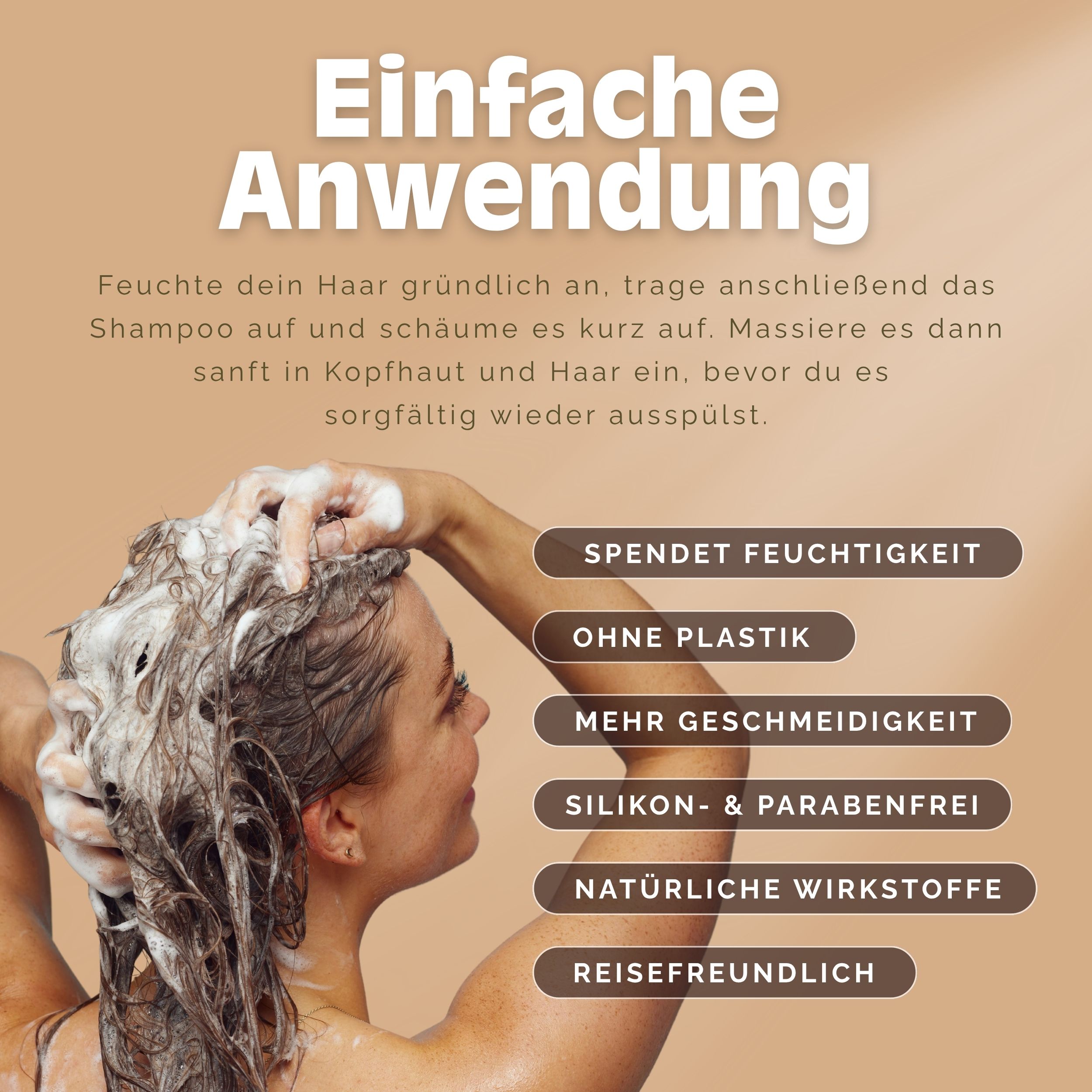VitalizeNature Earth's Dew Shampoo Bar – Für trockenes Haar mit Rizinusöl
