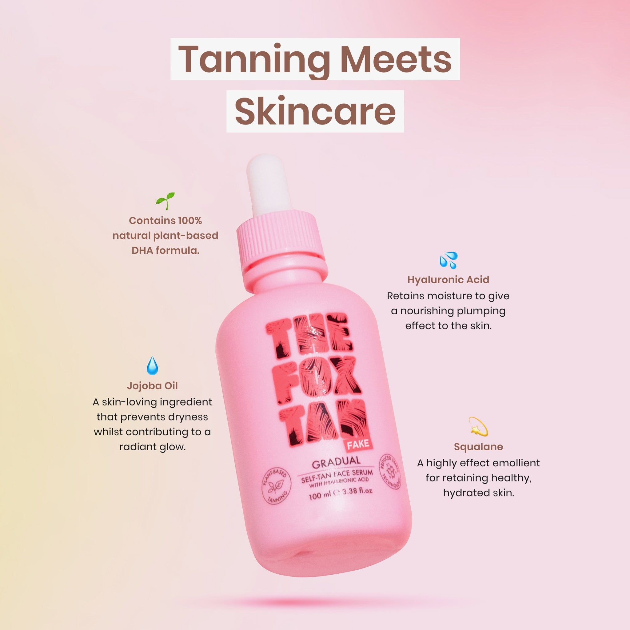 The Fox Tan Gradual Self-Tan Face Serum