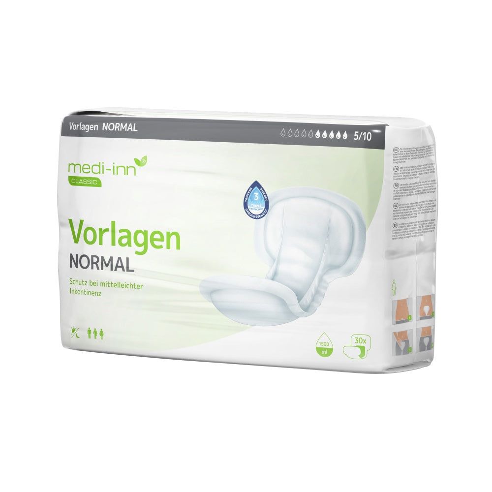 Medi-Inn Inkontinenz-Vorlagen NORMAL, 5 Tropfen